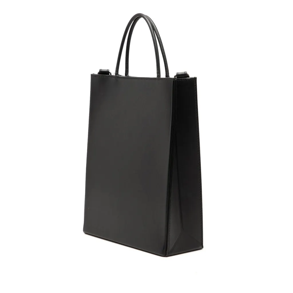 Fendi Small Fendi Pack Shopping Bag Black Leather Very good - Back View