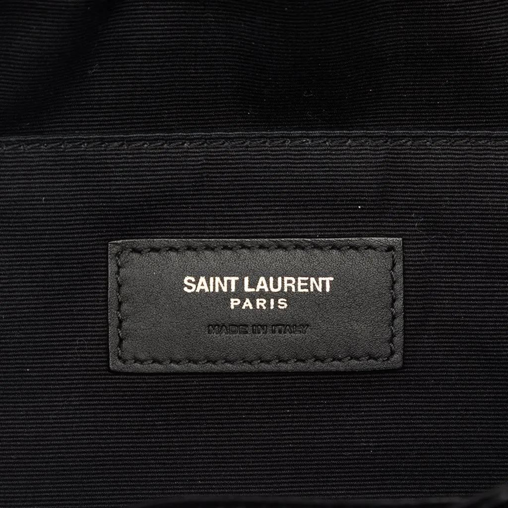 Saint Laurent Smooth Calfskin Monogram Belt Bag Black Leather Very good - Box View
