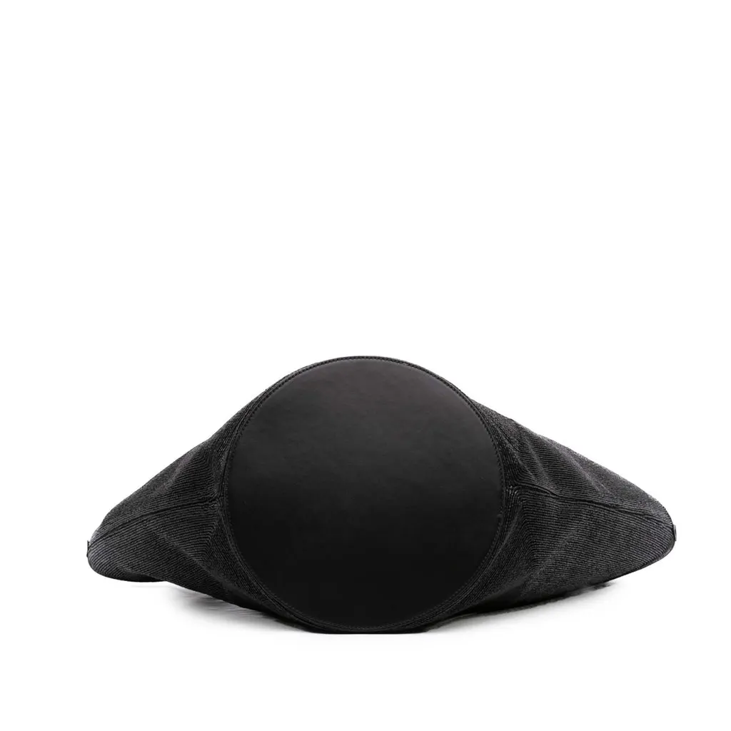 Jacquemus Raffia Effect Nylon and Polyester Le Bambola Bucket Bag Black Very good - Inside View