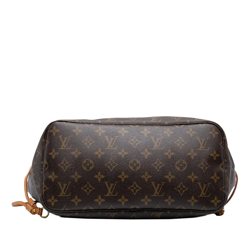 Louis Vuitton Monogram Neverfull MM Brown Canvas Good - Inside View