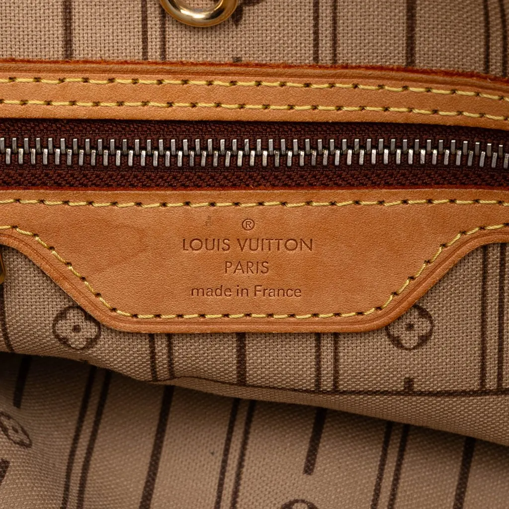 Louis Vuitton Monogram Neverfull MM Brown Canvas Good - Box View