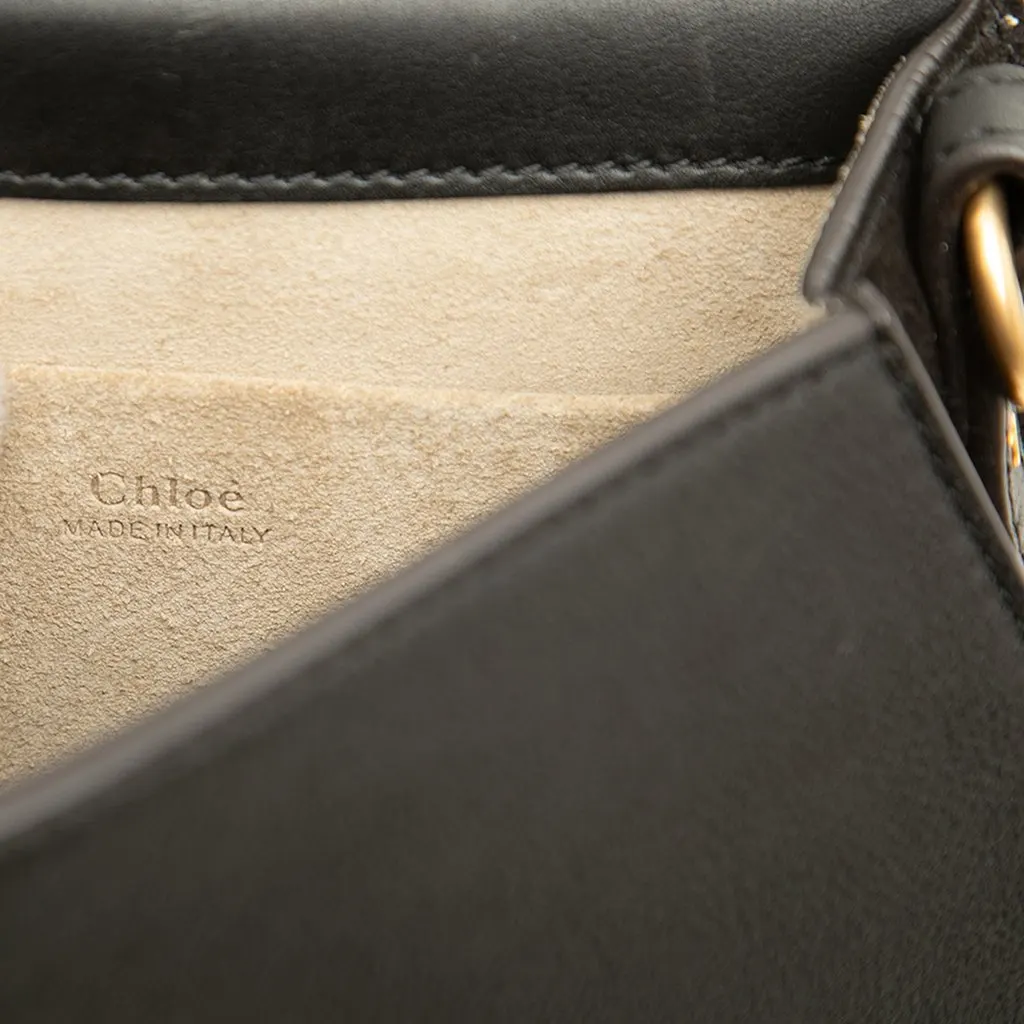 Chloé Small Leather Nile Bracelet Satchel Black Leather Very good - Box View