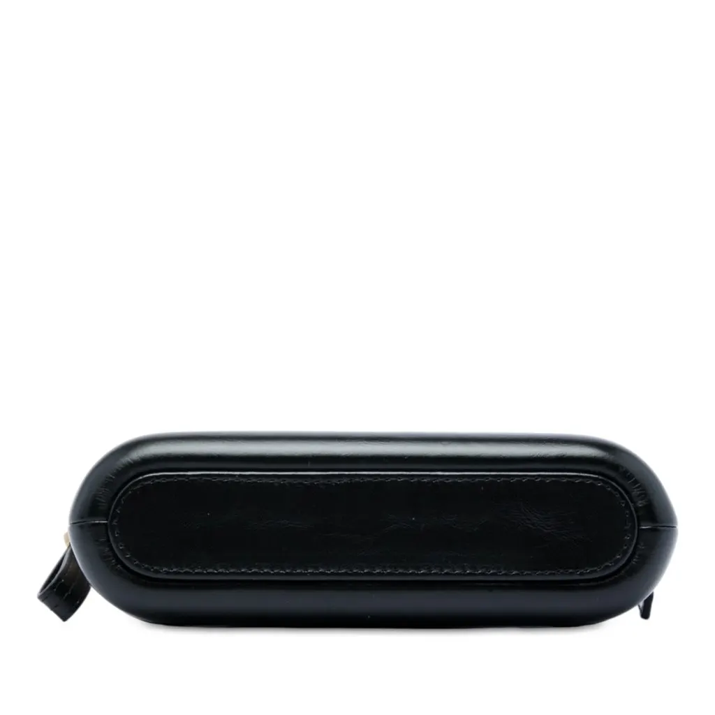 Chanel Bicolor Aged Calfskin Gabrielle Double Zip Clutch with Chain Beige Leather Very good - Inside View