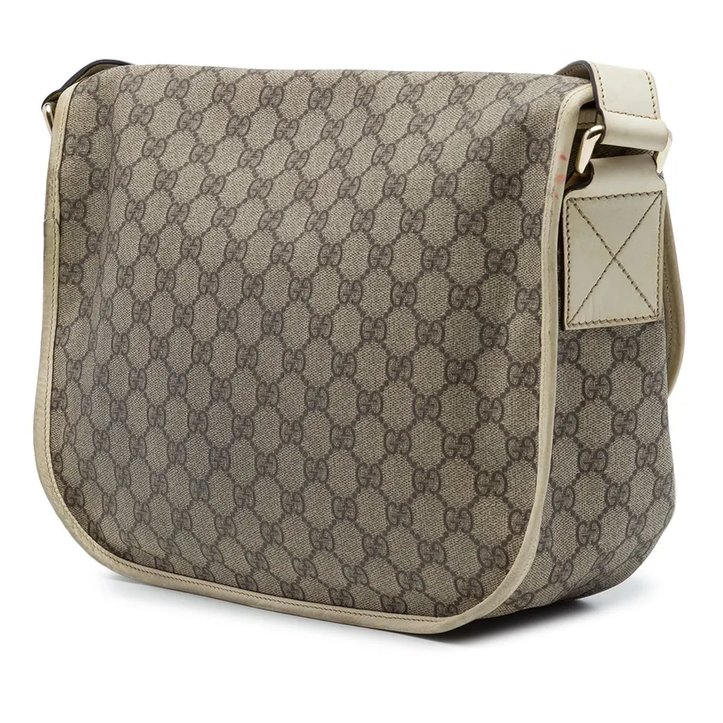 Gucci GG Supreme Crossbody Beige Very good - Back View