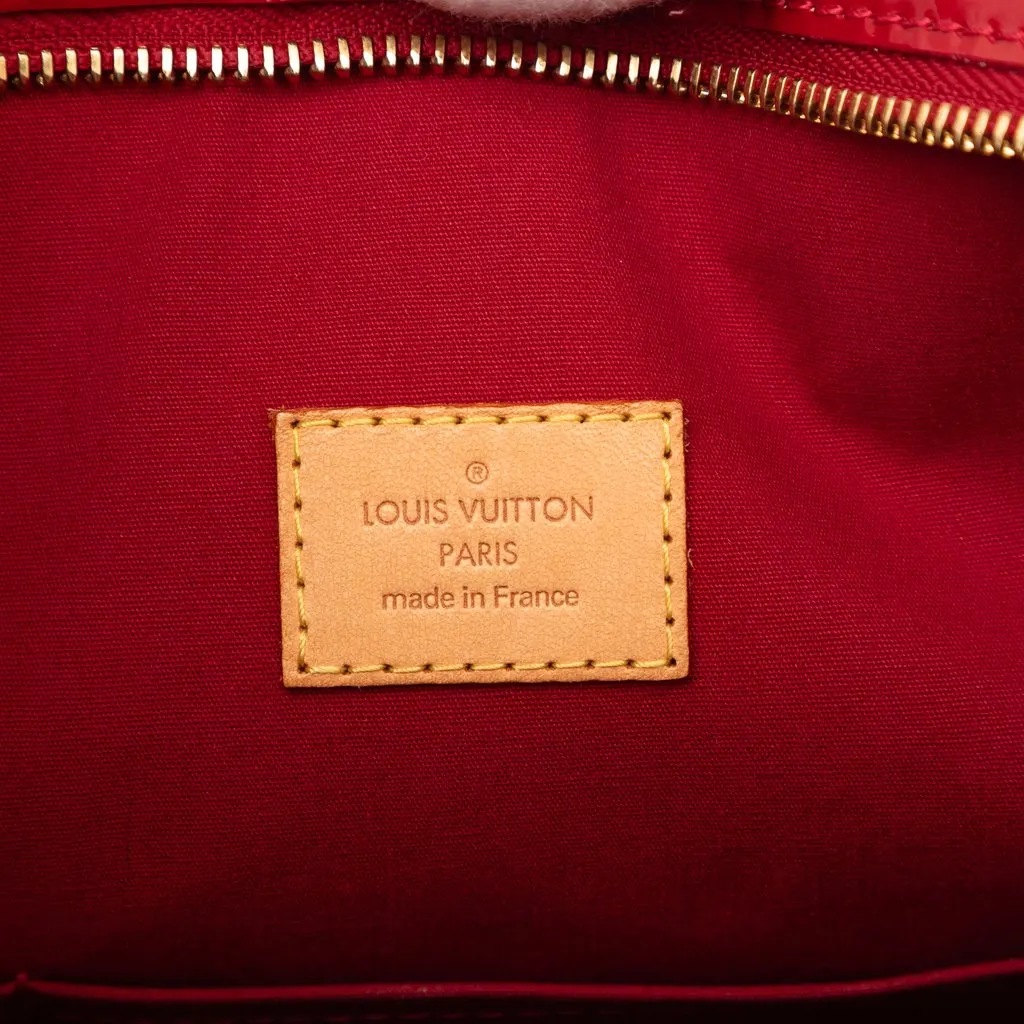 Louis Vuitton Monogram Vernis Brentwood Red Leather Good - Box View