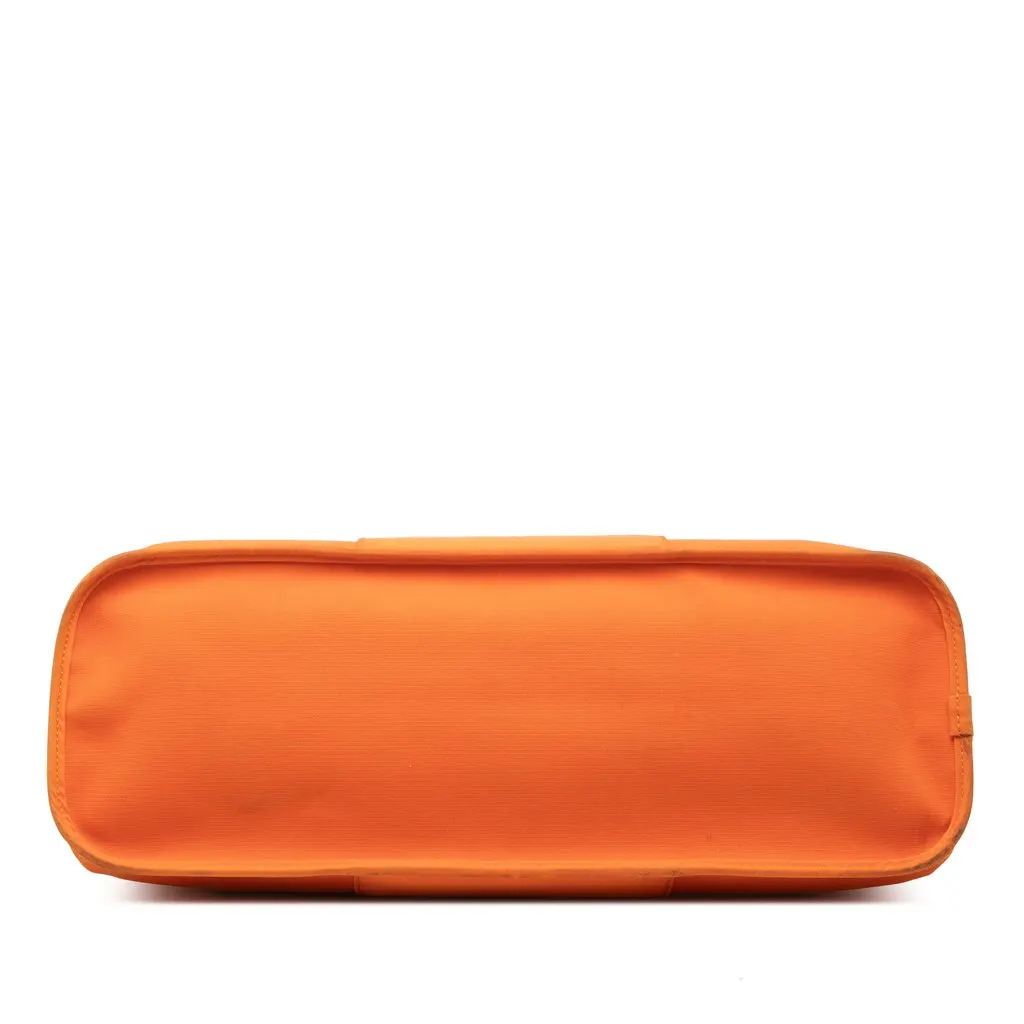 Hermès Toile Cabag Elan PM Orange Canvas Good - Inside View