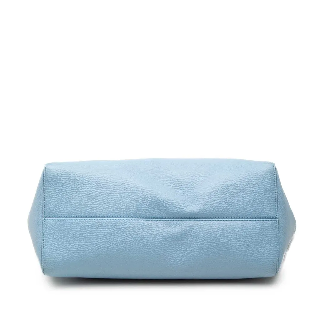 Gucci Medium Calfskin Swing Tote Blue Leather Very good - Inside View
