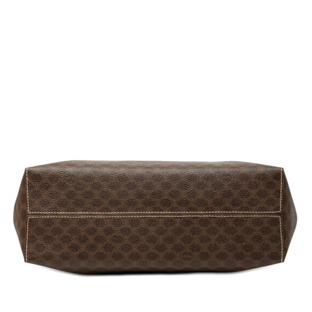Celine Macadam Coated Canvas Tote Brown Very good - Inside View