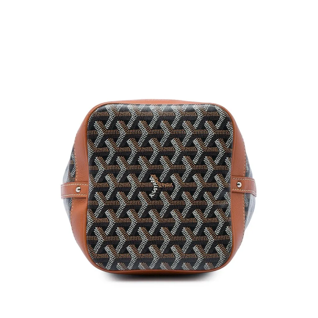 Goyard Goyardine Petite Flot Black Canvas Good - Inside View