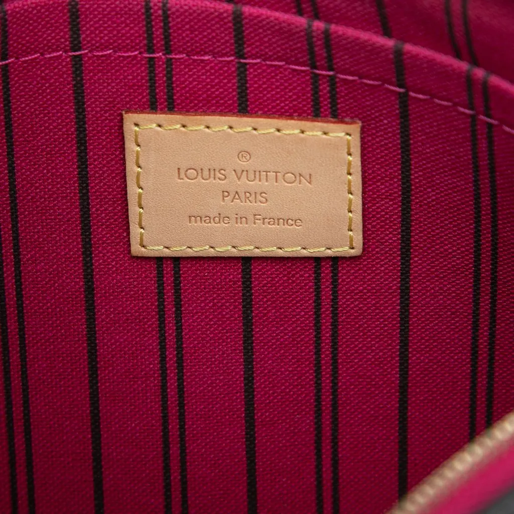 Louis Vuitton Monogram Neverfull Pochette Brown Canvas Good - Box View