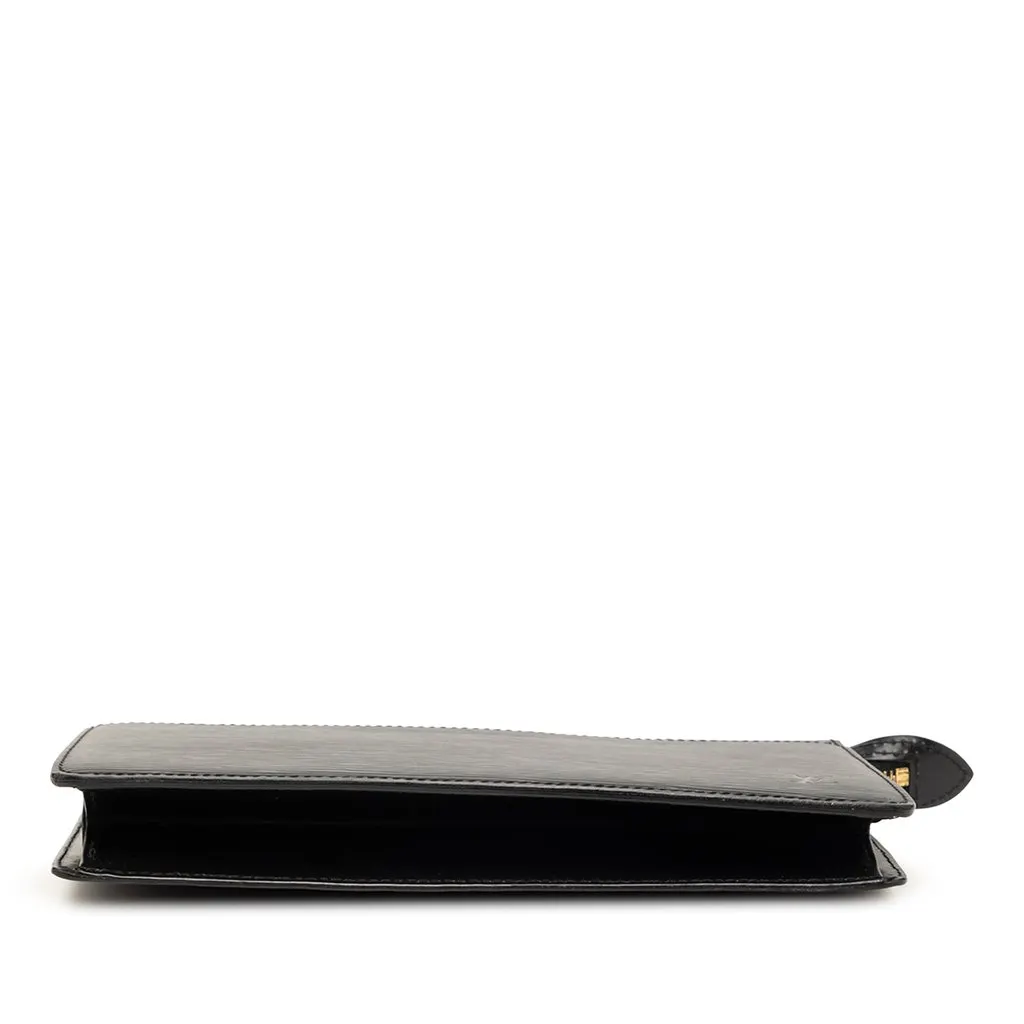 Louis Vuitton Epi Pochette Homme Black Leather Very good - Inside View
