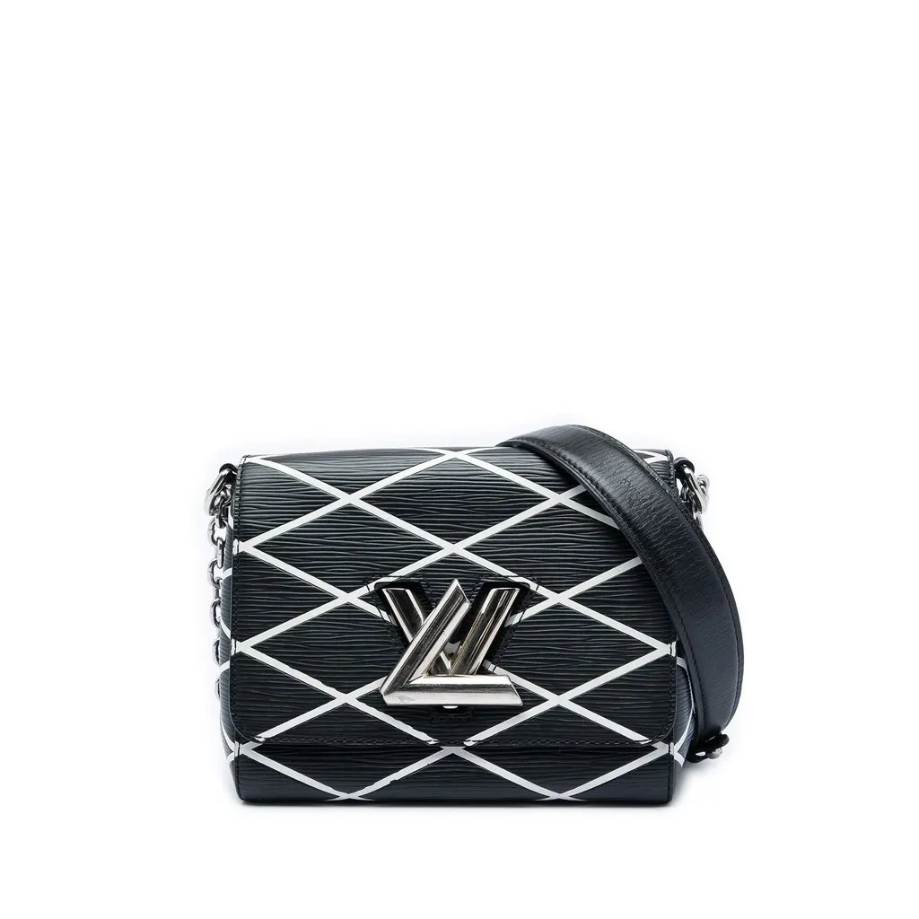 Louis Vuitton Epi Malletage Twist Black Leather Very good - Front View