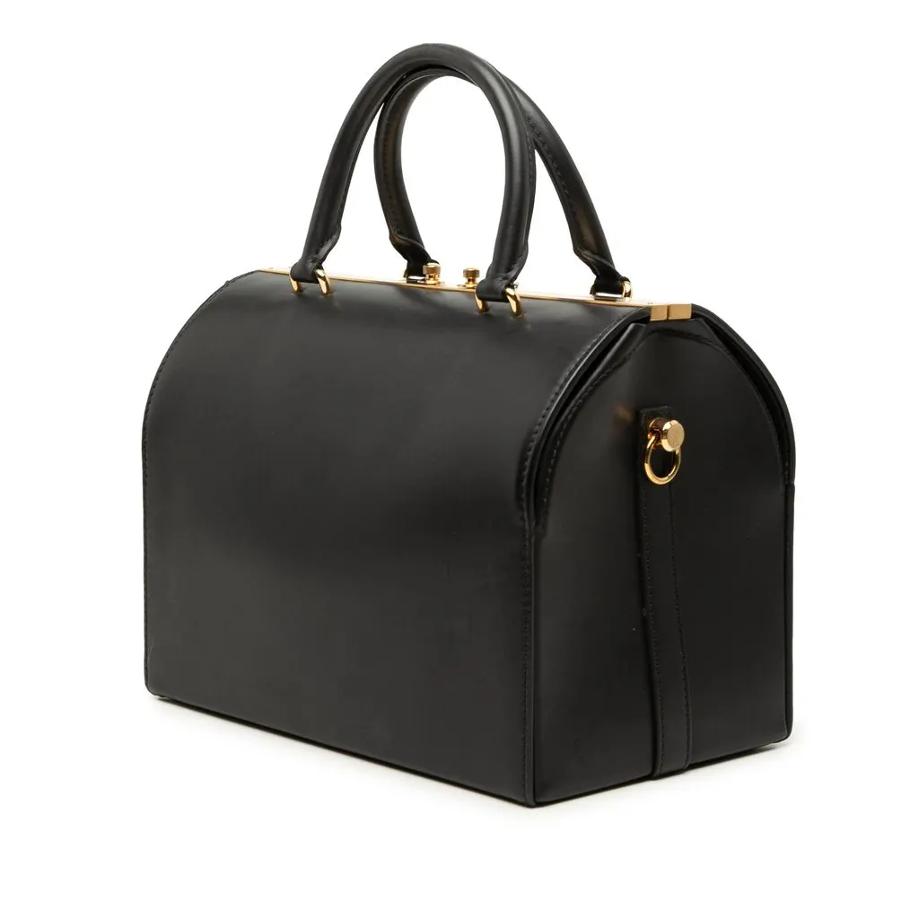 Louis Vuitton Leather Speedy Doctor Bag 25 Black Leather Very good - Back View