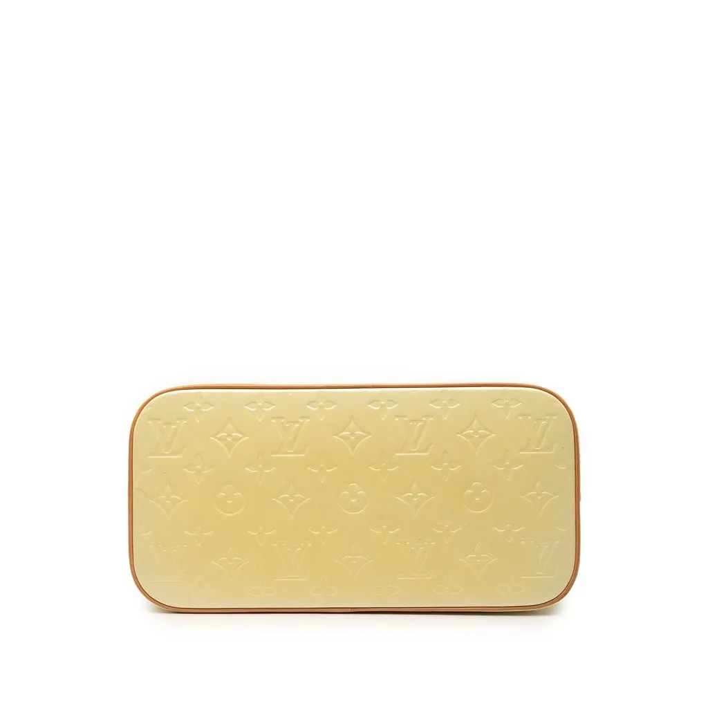 Louis Vuitton Monogram Vernis Houston White Leather Very good - Inside View