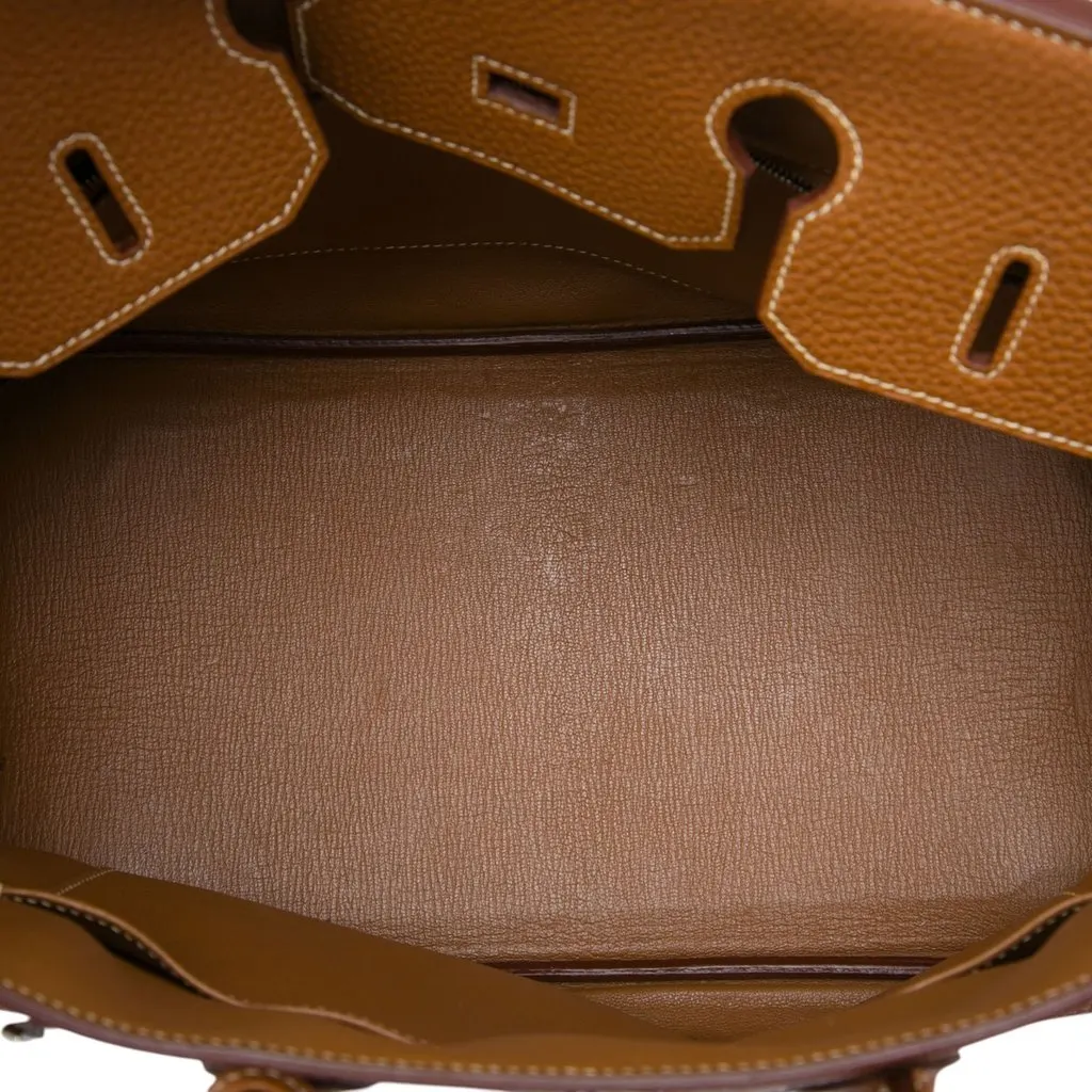 Hermès Togo Birkin Retourne 35 Brown Leather Very good - Model View