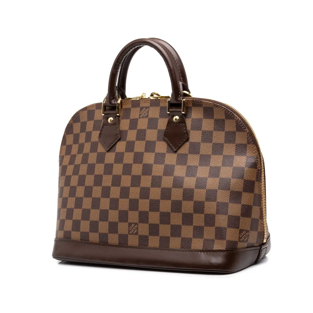 Louis Vuitton Damier Ebene Alma PM Brown Canvas Very good - Back View