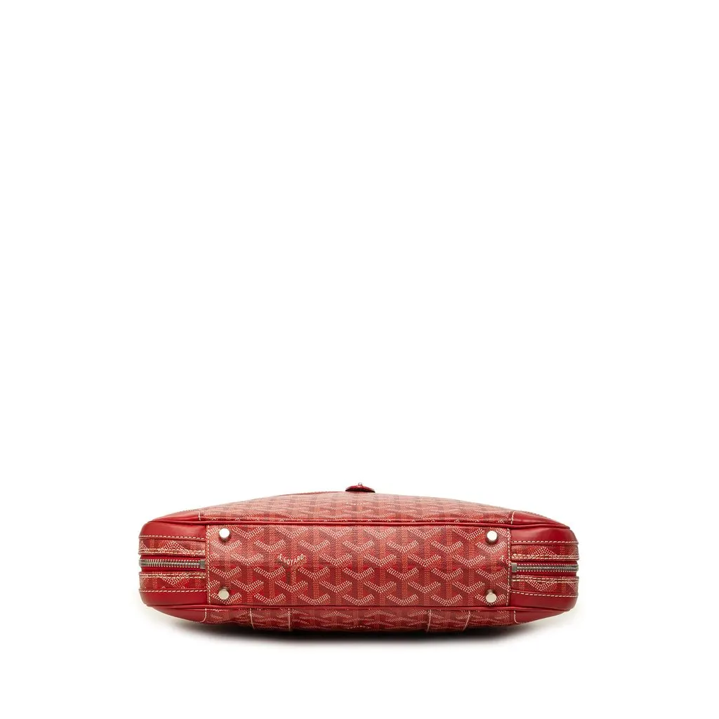 Goyard Goyardine Ambassade PM Red Canvas Very good - Inside View