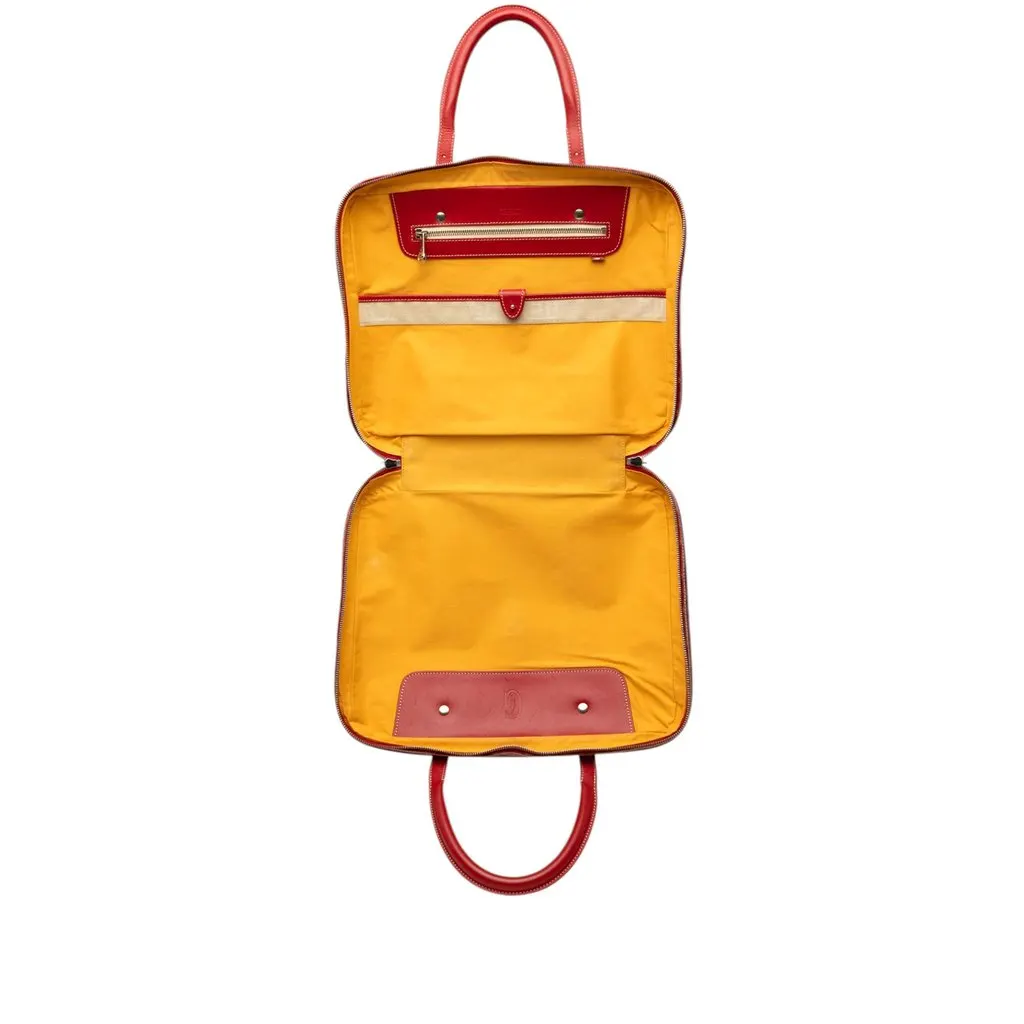 Goyard Goyardine Ambassade PM Red Canvas Very good - Model View