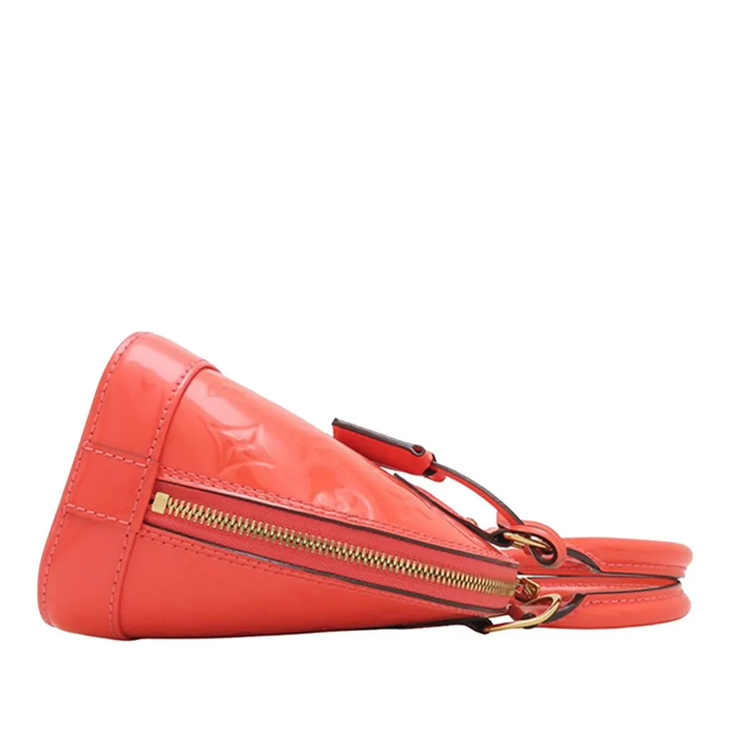 Louis Vuitton Monogram Vernis Alma BB Pink Leather Very good - Back View