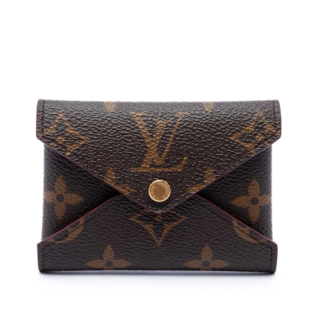 Louis Vuitton Monogram Pochette Kirigami Card Holder Brown Canvas Very good - Front View