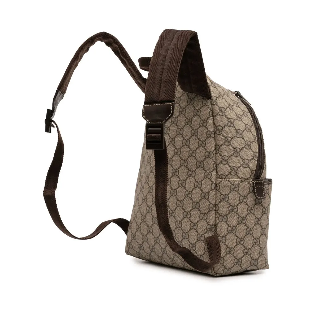 Gucci GG Supreme Backpack Beige Very good - Back View