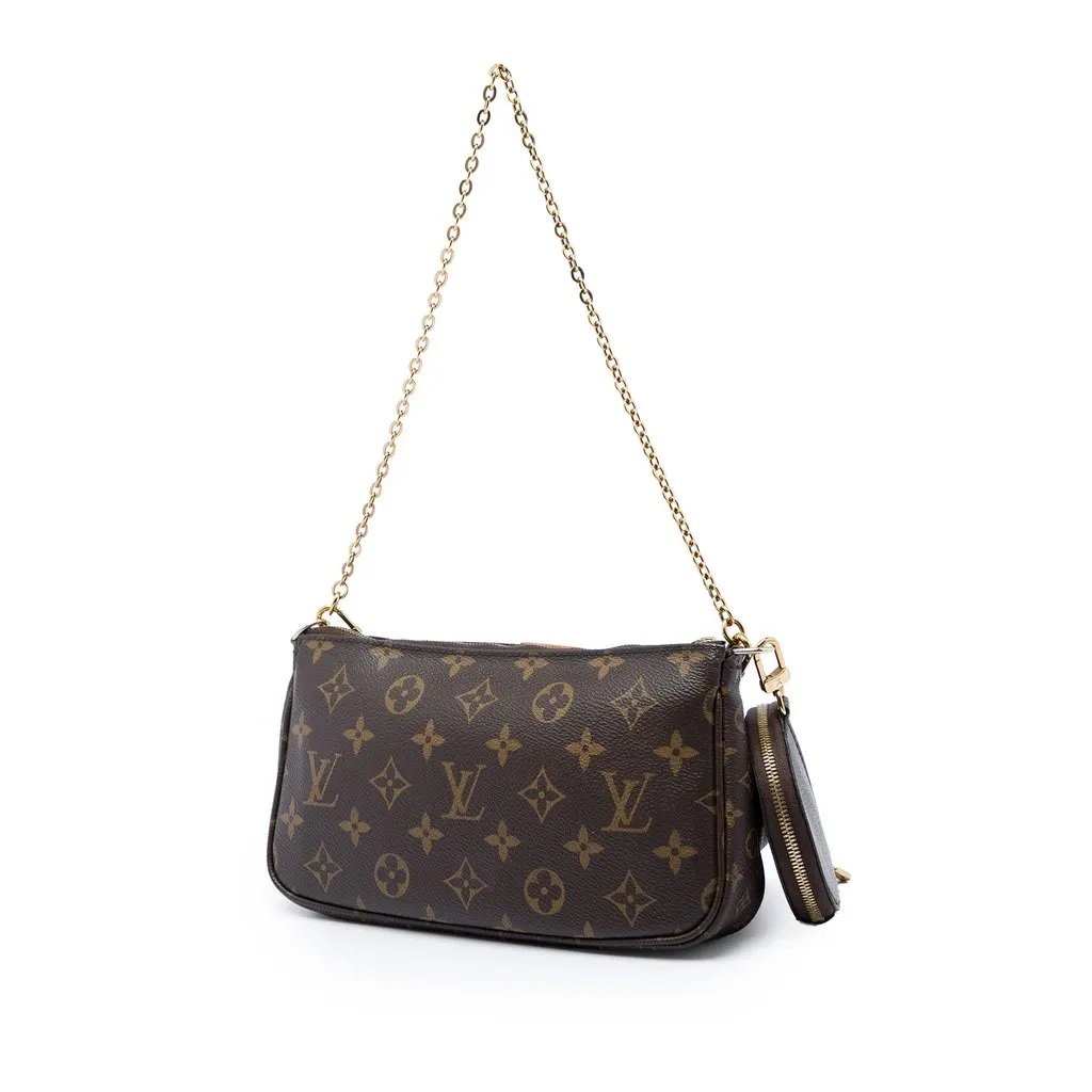 Louis Vuitton Monogram Multi Pochette Accessoires Brown Very good - Back View