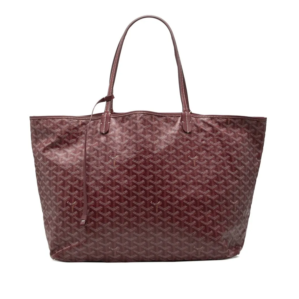 Goyard Goyardine Saint Louis GM Red Very good - Front View