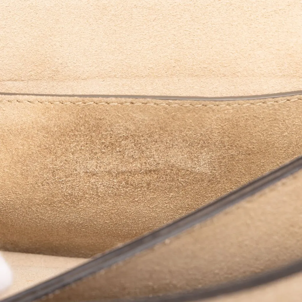 Chloé Small Suede and Calfskin Faye Crossbody Brown Leather Very good - Box View