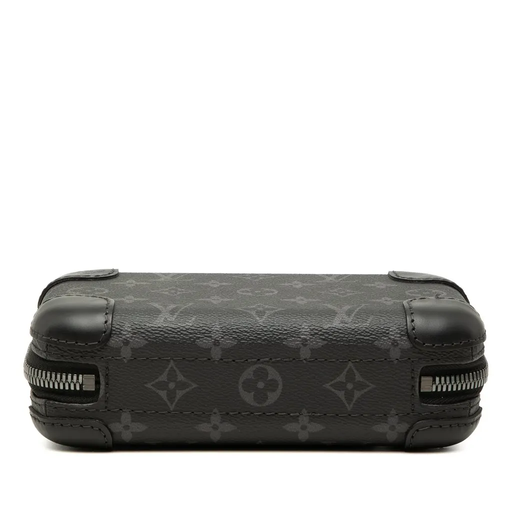 Louis Vuitton Monogram Eclipse Horizon Clutch Black Very good - Inside View