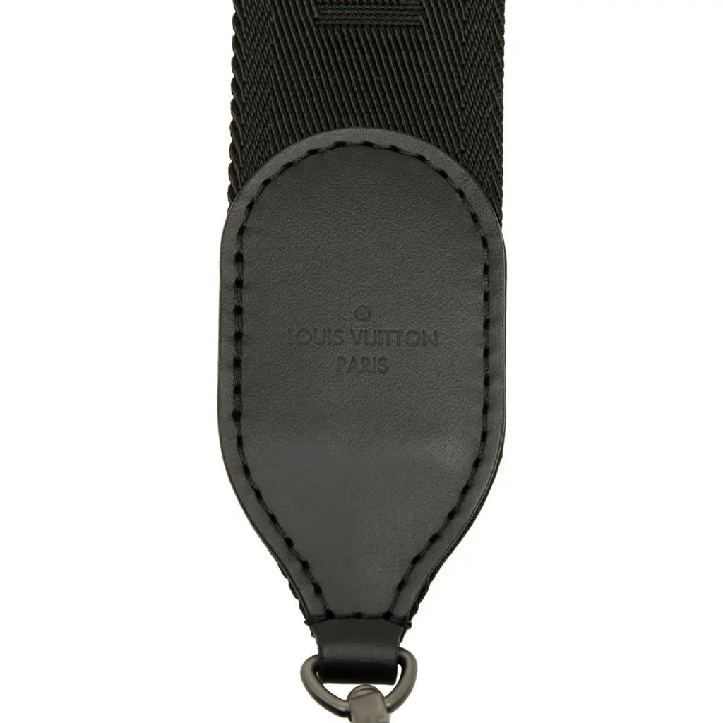 Louis Vuitton Monogram Eclipse Horizon Clutch Black Very good - Box View