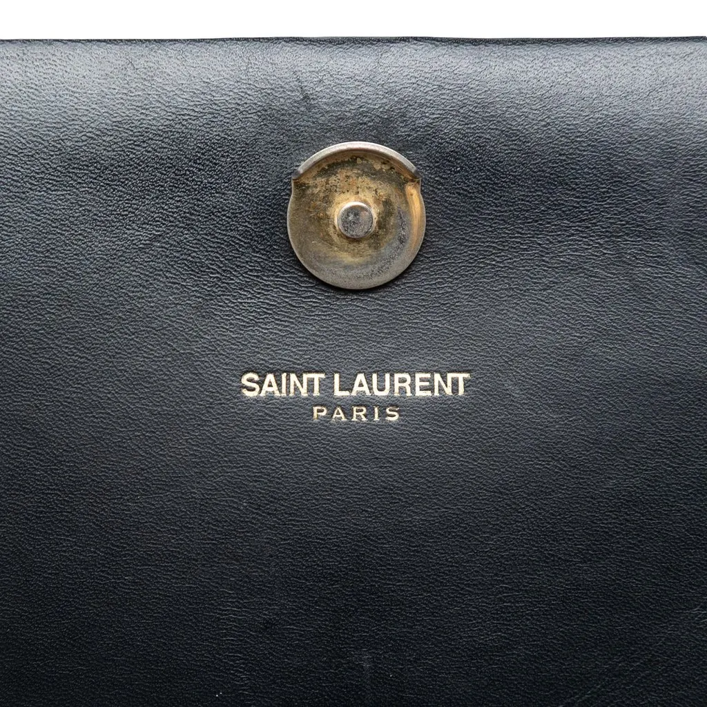 Saint Laurent Medium Smooth Calfskin Classic Monogram Kate Tassel Crossbody Black Leather Very good - Box View