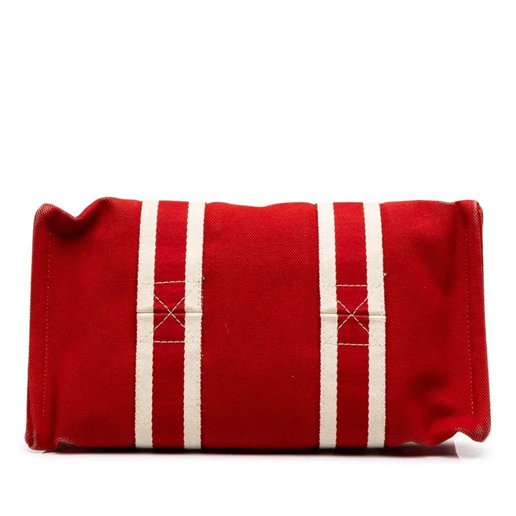 Hermès Canvas Fourre Tout PM Red Canvas Good - Inside View