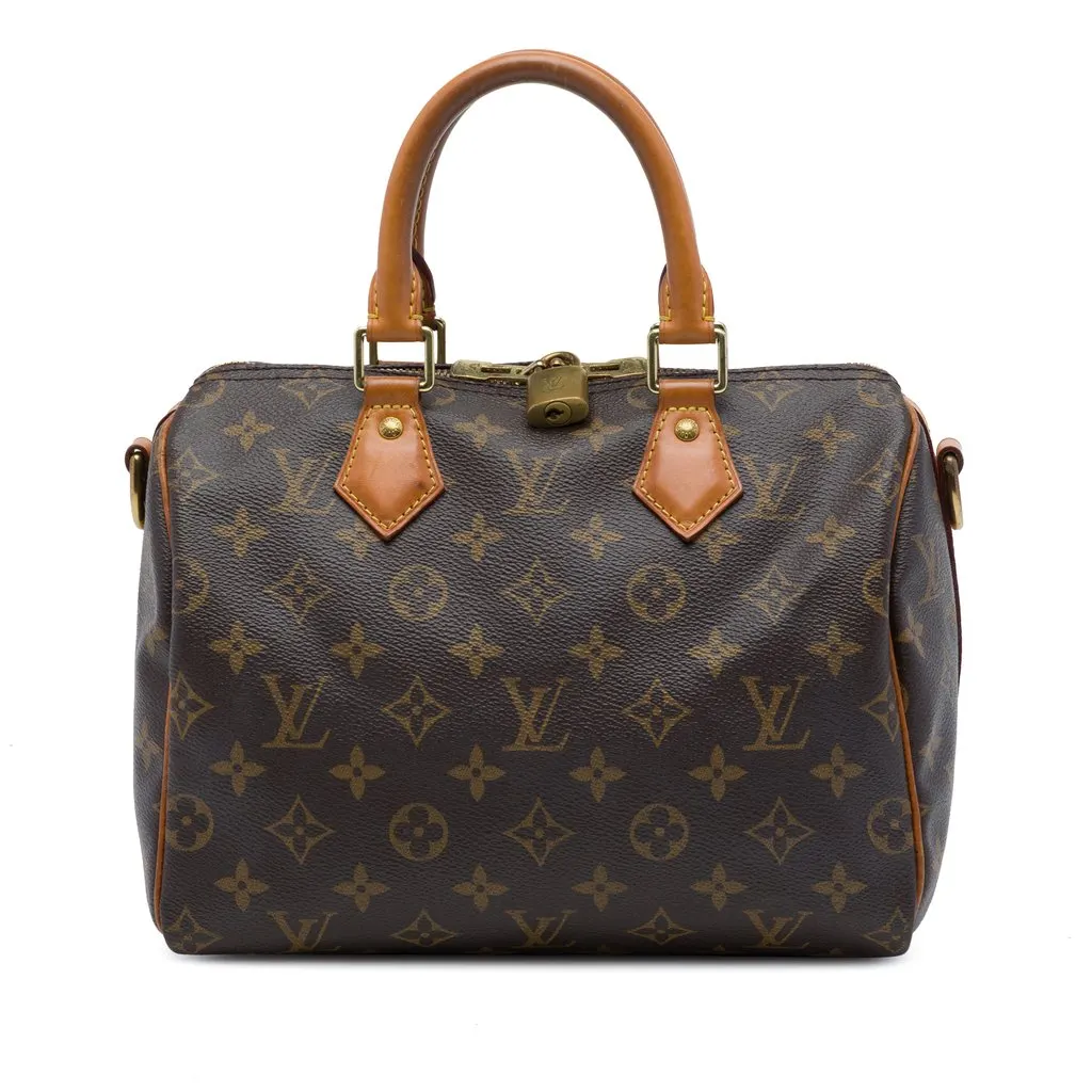 Louis Vuitton Monogram Speedy Bandouliere 25 Brown Very good - Front View