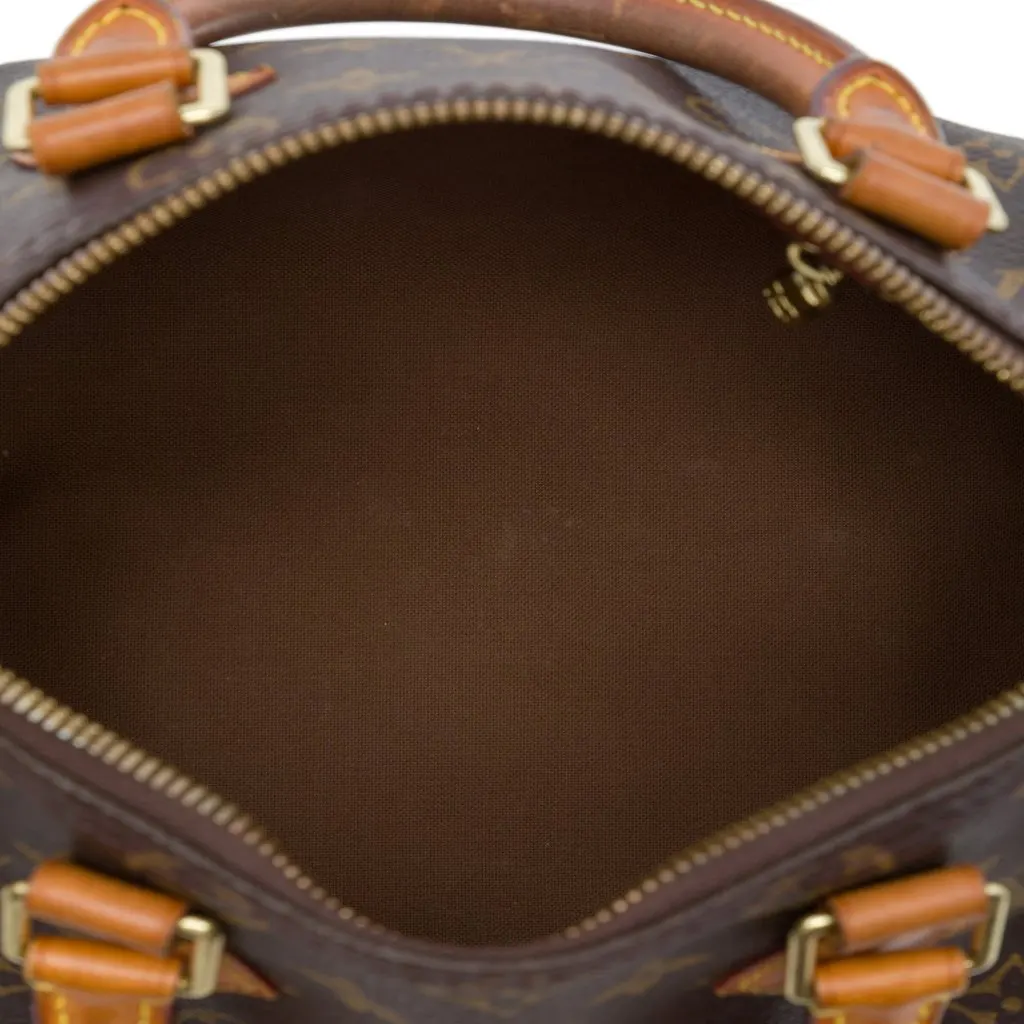 Louis Vuitton Monogram Speedy Bandouliere 25 Brown Very good - Model View