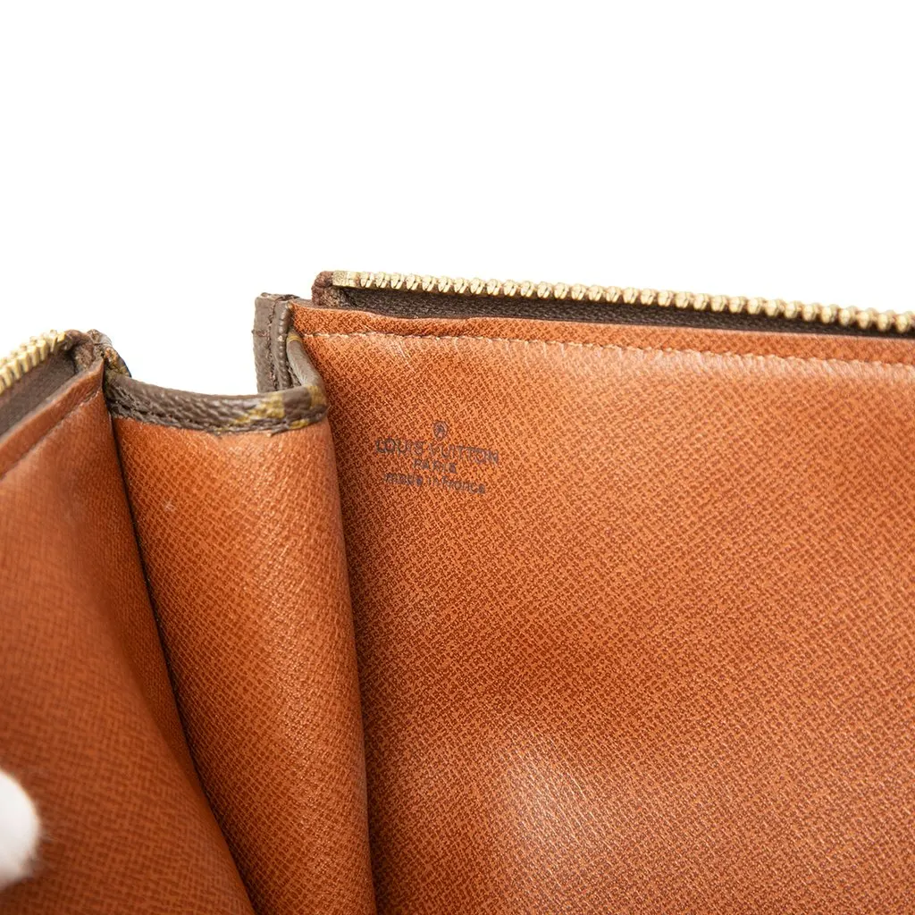 Louis Vuitton Monogram Poche Documents Portfolio Brown Canvas Very good - Box View