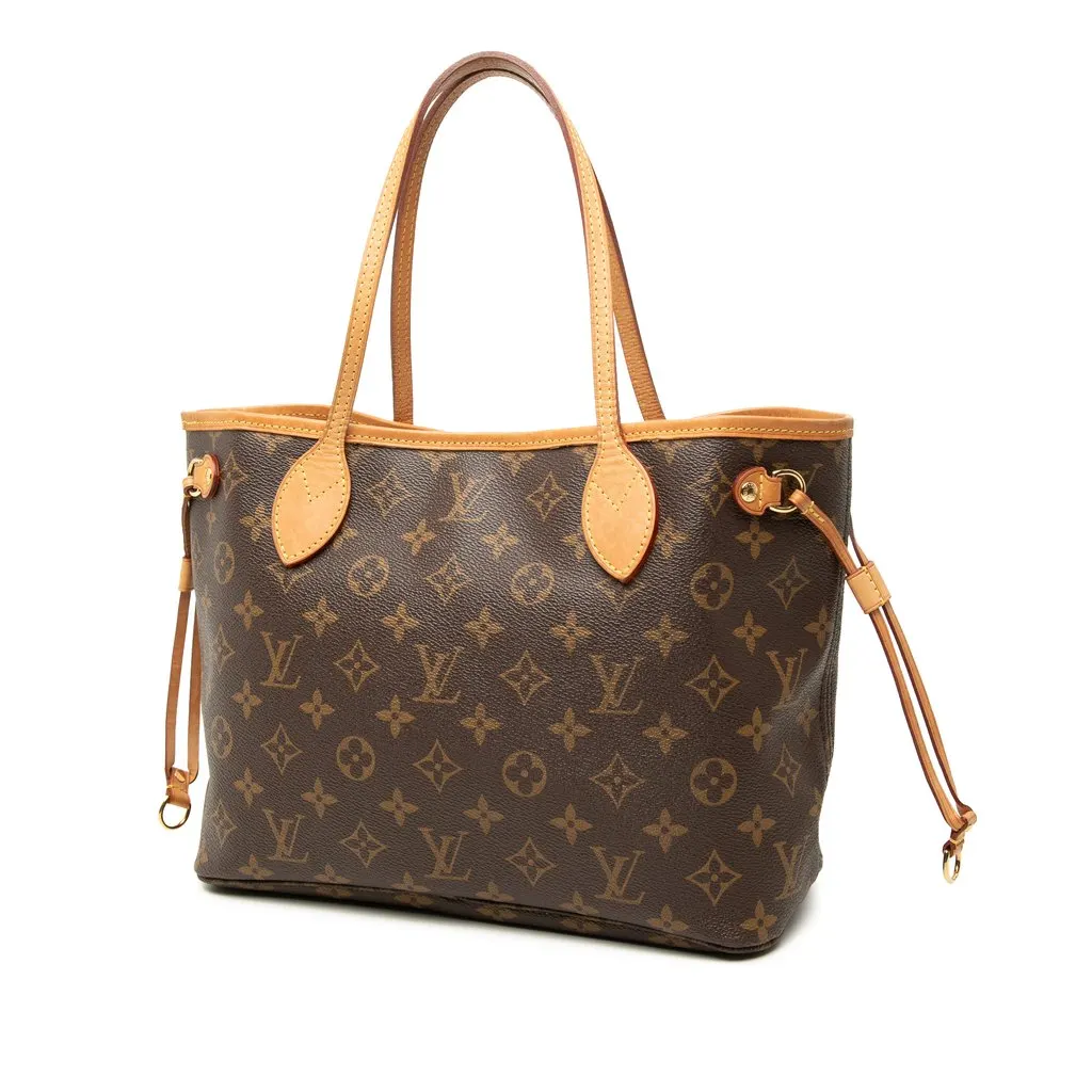 Louis Vuitton Monogram Neverfull PM Brown Canvas Very good - Back View