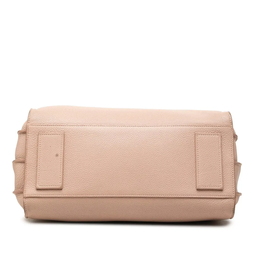 Saint Laurent Small Grained Calfskin Supple Sac De Jour Satchel Brown Leather Very good - Inside View