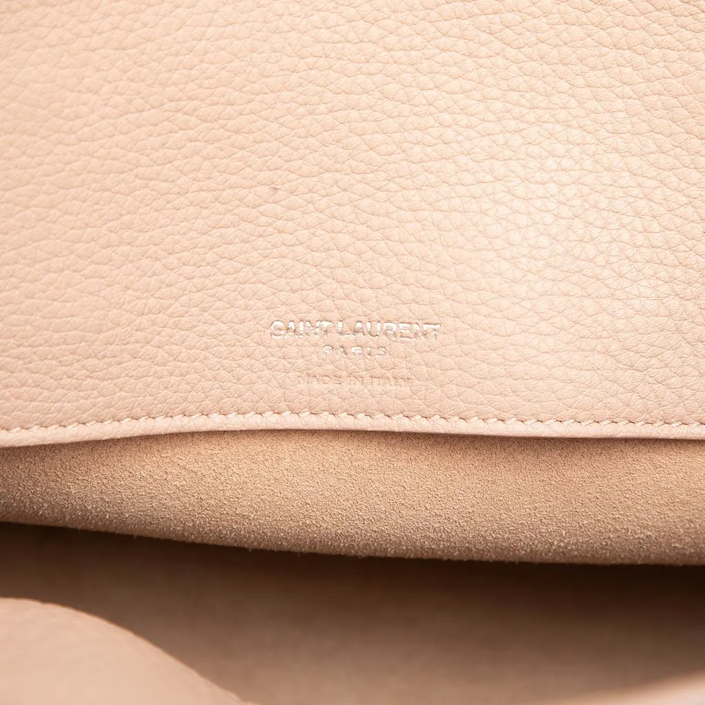 Saint Laurent Small Grained Calfskin Supple Sac De Jour Satchel Brown Leather Very good - Box View