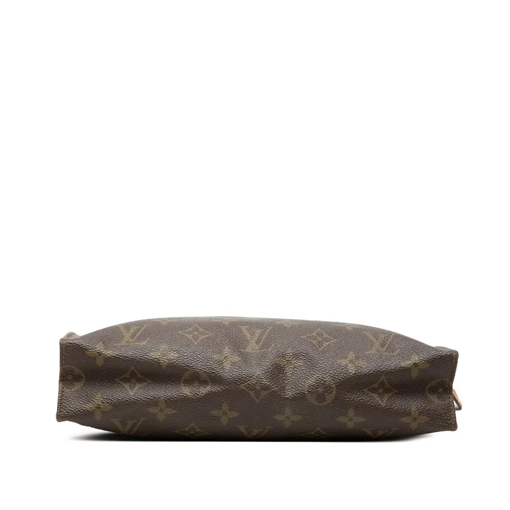 Louis Vuitton Monogram Toiletry Pouch 26 Brown Canvas Good - Inside View