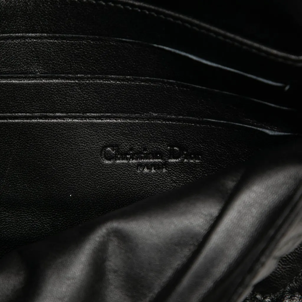 Dior Lambskin Cannage Lady Dior Chain Crossbody Black Leather Very good - Box View