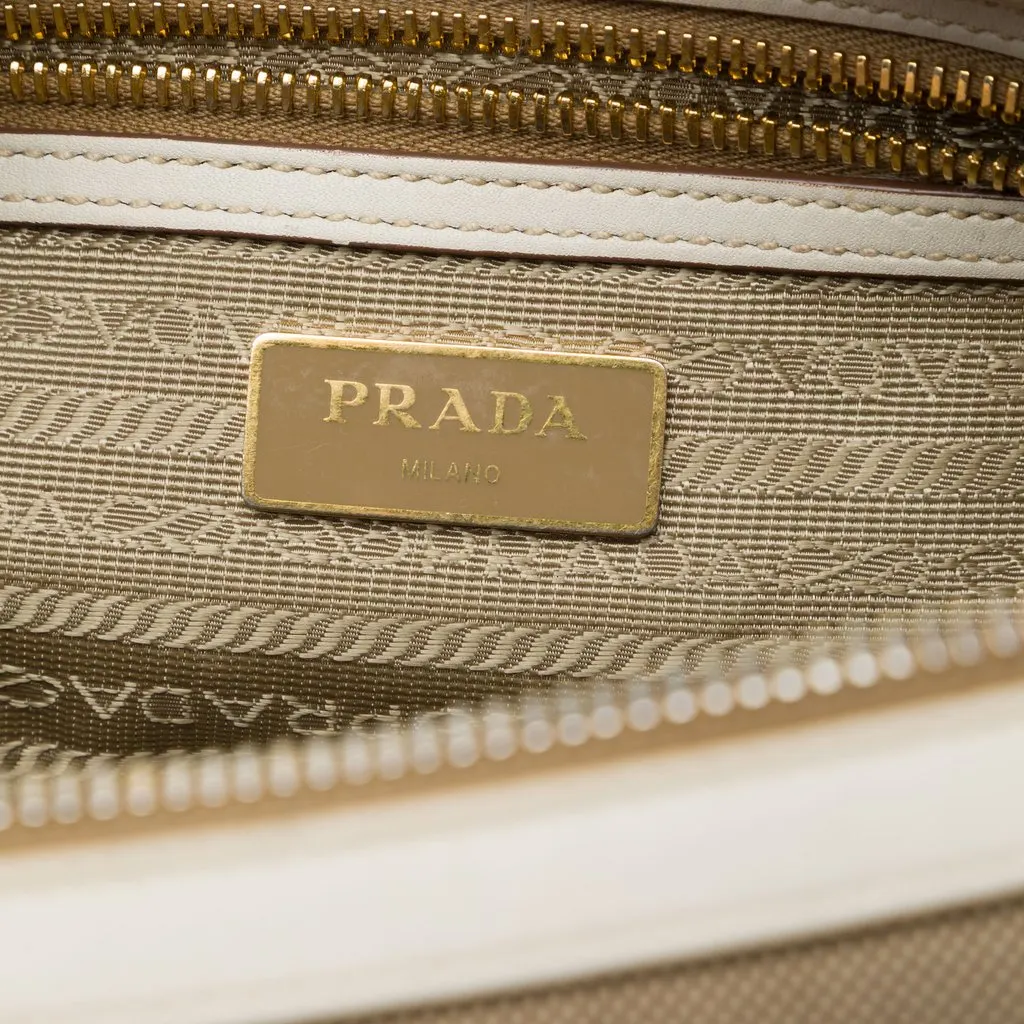 Prada Canvas Canapa Logo Camera Bag Beige Canvas Good - Box View