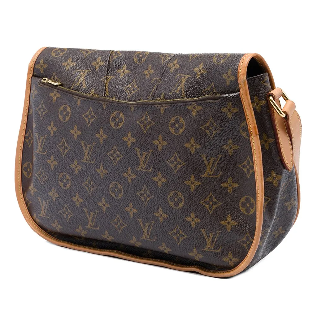 Louis Vuitton Monogram Menilmontant MM Brown Canvas Good - Back View