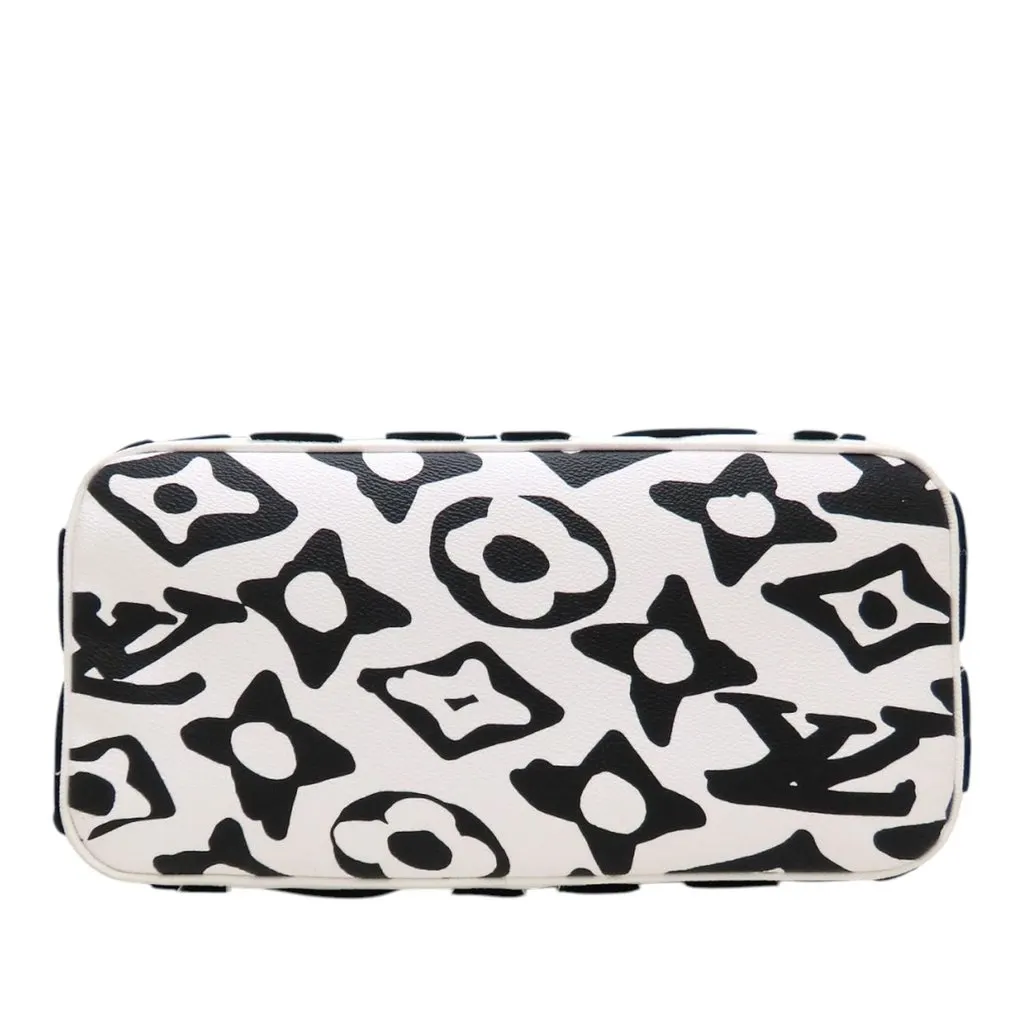 Louis Vuitton Monogram Urs Fischer Neverfull MM White Very good - Model View