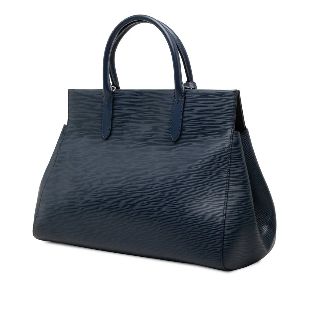 Louis Vuitton Epi Marly MM Blue Leather Very good - Back View