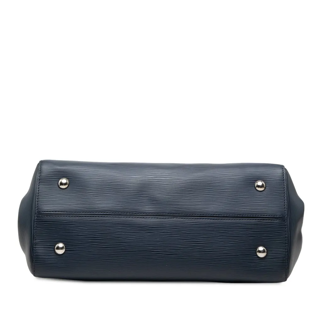 Louis Vuitton Epi Marly MM Blue Leather Very good - Inside View