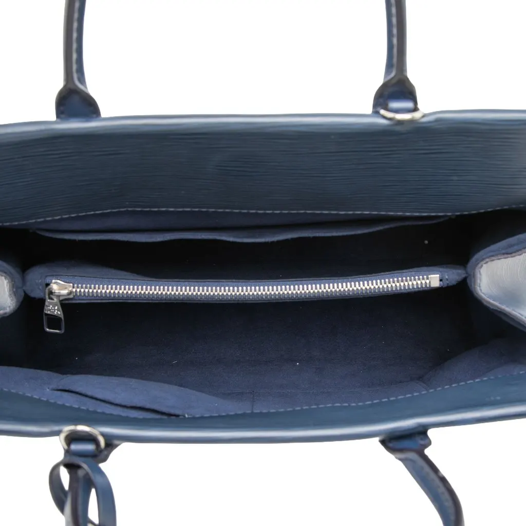 Louis Vuitton Epi Marly MM Blue Leather Very good - Model View