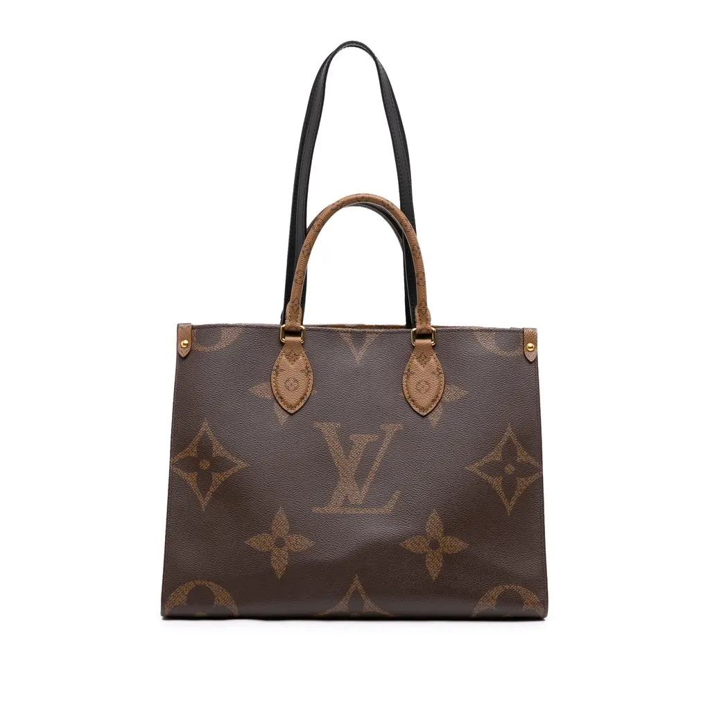 Louis Vuitton Monogram Reverse Giant OnTheGo MM Brown Good - Front View