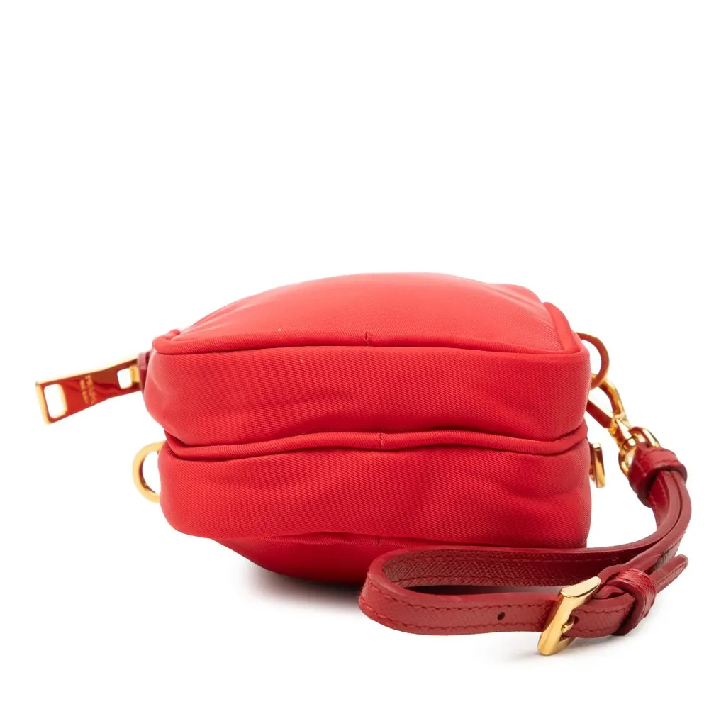 Prada Tessuto Double Zip Phone Case Red Very good - Inside View