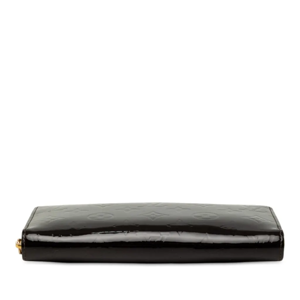 Louis Vuitton Monogram Vernis Zippy Long Wallet Purple Leather Very good - Inside View