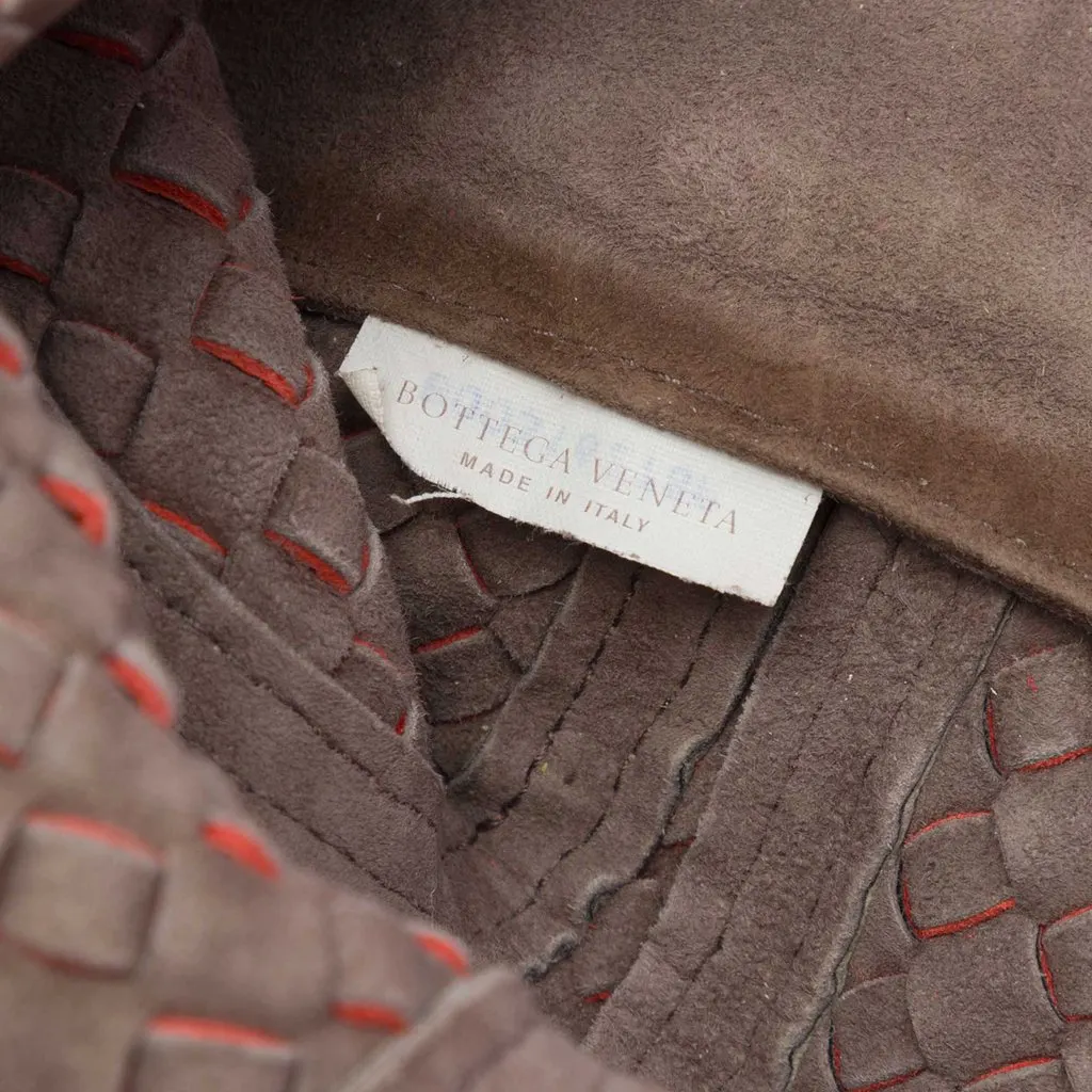 Bottega Veneta XL Nappa Intrecciato Stitch Tote Orange Leather Very good - Box View